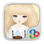 Logo of Lovely Girl GOLauncher EX Theme android Application 